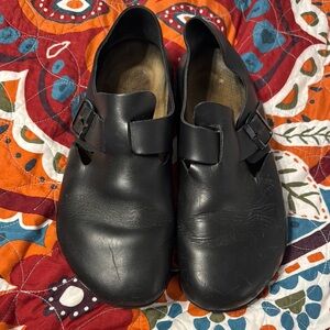 Mens 45 (12) Black leather Birkenstock London